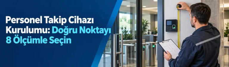 Personel Takip Cihazı Kurulumu: Doğru Noktayı 8 Ölçümle Seçin