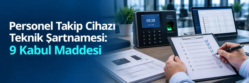 Personel Takip Cihazı Teknik Şartnamesi: 9 Kabul Maddesi